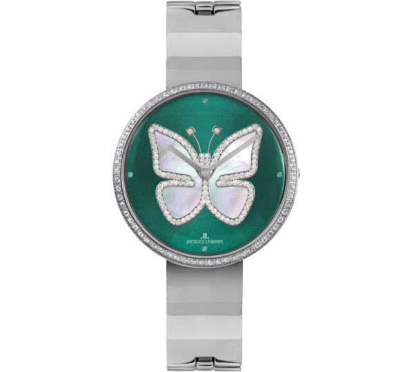 Jacques Lemans Design Collection 1-2136A Uhr Damen Edelstahl Quarz 5Bar